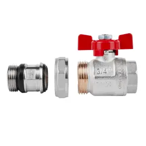 Кран шаровый "Американка" Icma 3/4" прямой №348 №1