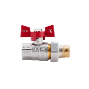 Кран кульовий "Американка" Thermo Alliance Standart 1/2" ВЗ прямий SD220NW15PN40 №6