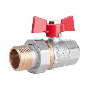 Кран шаровой "Американка" Thermo Alliance Standart 1" ВЗ прямой SD220NW25PN40 №4