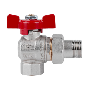 Кран кульовий Icma FAR. ROSSA 1/2" кутовий №361 №6