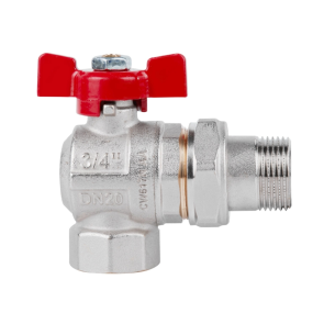 Кран кульовий Icma FAR. ROSSA 3/4" кутовий №361 №6
