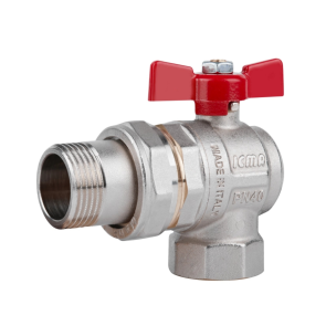 Кран кульовий Icma FAR. ROSSA 1" кутовий №361 №5