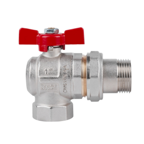 Кран кульовий Icma FAR. ROSSA 1" кутовий №361 №8
