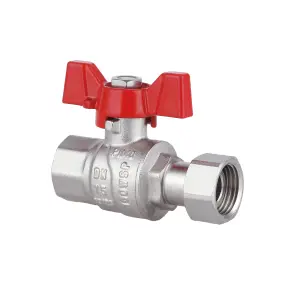 Кран шаровый с накидной гайкой Thermo Alliance Forte 1/2"х ВР для воды прямой SF260W15 №4