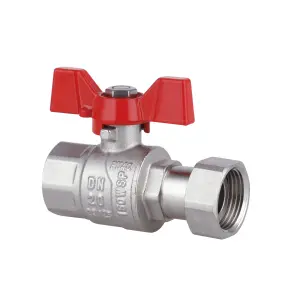 Кран шаровой с накидной гайкой Thermo Alliance Forte 3/4" ВР для воды прямой SF260W20 №3