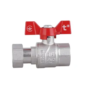 Кран шаровой с накидной гайкой Thermo Alliance Forte 3/4" ВР для воды прямой SF260W20 №5