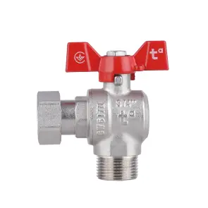 Кран шаровый с накидной гайкой Thermo Alliance Forte 3/4" УЗ для воды угловой SF224W20 №18