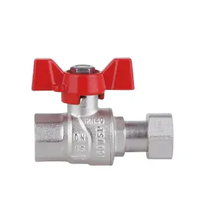 Кран шаровый с накидной гайкой Thermo Alliance Forte 1/2"х ВР для воды прямой SF260W15 №20