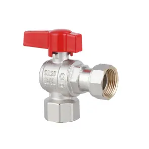Кран шаровой Thermo Alliance Standart 3/4"ВВ угловой, PN40, с накидной гайкой TAS223W20 №3