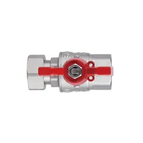 Кран шаровой с накидной гайкой Thermo Alliance Forte 3/4" ВР для воды прямой SF260W20 №16