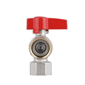 Кран шаровой Thermo Alliance Standart 3/4"ВВ угловой, PN40, с накидной гайкой TAS223W20 №5
