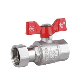 Кран шаровой с накидной гайкой Thermo Alliance Forte 3/4" ВР для воды прямой SF260W20 №17