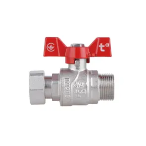 Кран шаровый с накидной гайкой Thermo Alliance Forte 3/4" ВЗ для воды прямой SF261W20 №12