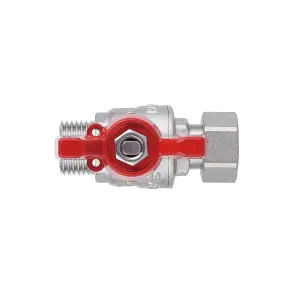 Кран кульовий з накидною гайкою Thermo Alliance Forte 1/2" ВЗ для води прямий SF261W15 №24
