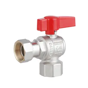 Кран шаровой Thermo Alliance Standart 3/4"ВВ угловой, PN40, с накидной гайкой TAS223W20 №16