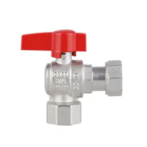 Кран шаровой Thermo Alliance Standart 3/4"ВВ угловой, PN40, с накидной гайкой TAS223W20 №18