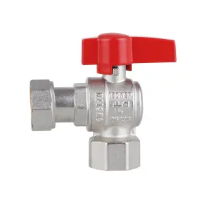 Кран шаровой Thermo Alliance Standart 3/4"ВВ угловой, PN40, с накидной гайкой TAS223W20 №19