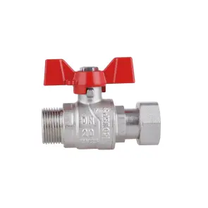 Кран шаровый с накидной гайкой Thermo Alliance Forte 3/4" ВЗ для воды прямой SF261W20 №24