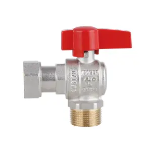 Кран шаровой Thermo Alliance Standart 3/4"УЗ угловой, PN40, с накидной гайкой TAS224W20 №7