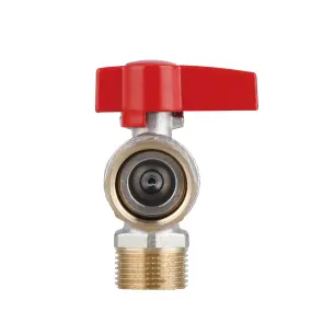 Кран шаровой Thermo Alliance Standart 3/4"УЗ угловой, PN40, с накидной гайкой TAS224W20 №10