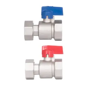 Комплект кранов шаровых Thermo Alliance Standart 1"ВВ прямой с накидной гайкой TAS262RBW25 №3