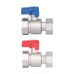 Комплект кранов шаровых Thermo Alliance Standart 1"ВВ прямой с накидной гайкой TAS262RBW25 №5