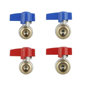 Комплект прямых кранов Thermo Alliance Standart 1/2"ВН-3/4"ВН с накидной гайкой для подключения котла TAS262RBW1520 №22