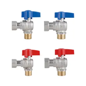 Комплект угловых кранов Thermo Alliance Standart 1/2"ВН-3/4"ВН с накидной гайкой для подключения котла TAS225RBW1520 №17