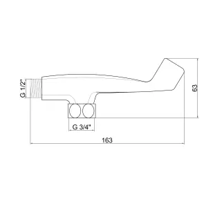 Тримач для лійки Lidz Niagara 109 LDNIA109CRM29475 Chrome №4