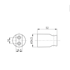 Держатель для ручного душа Qtap Spojeni округлый QT829910842854OB Black Matt №2