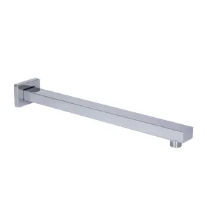 Кронштейн для верхнего душа Qtap Trubice 400 мм прямоугольный QTTRU120CRM45928 Chrome №5