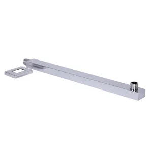 Кронштейн для верхнего душа Qtap Trubice 400 мм прямоугольный QTTRU120CRM45928 Chrome №8