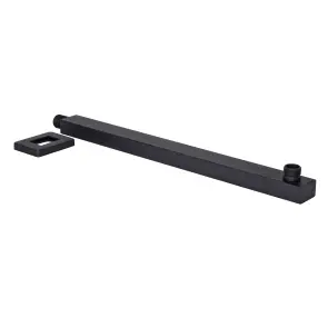 Кронштейн для верхнього душу Qtap Trubice 400 мм прямокутний QTTRU120BLM45929 Black Matt №8