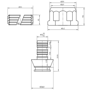 Евроконус Thermo Alliance Forte 16х2 мм, 3/4" SFE00616 №2