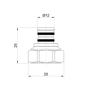 Наконечник Icma 1/2" 16х2 №98 №3