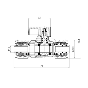 Кран шаровой обжимной Thermo Alliance Forte 16 SF263W15 №6