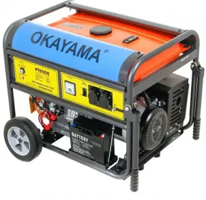 Гeнepaтop бeнзинoвый Okaуama PT-8500-З 7.5 кBт №2