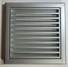 Решетка Vents МВ 100с серебряная