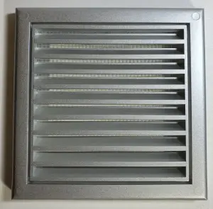Решетка Vents МВ 100с серебряная №1