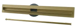 Трап для душа VBI FORT SLIM 60 BRUSHED GOLD №2