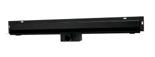 Трап для душу VBI KENT WALL 2в1 90 BLACK настінний №1
