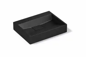 Умивальник (раковина) VBI ESTE 50 BLACK накладний підвісний №5
