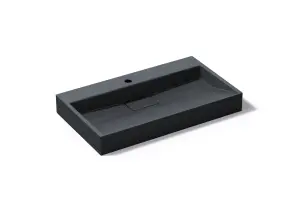 Умывальник (раковина) VBI ESTE 80 BLACK 1/O накладной подвесной №3