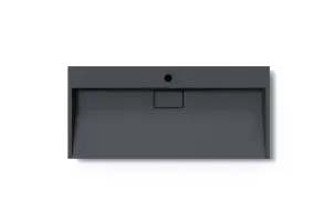 Умивальник (раковина) VBI ESTE 100 BLACK 1/O накладний підвісний №6