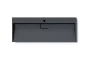 Умивальник (раковина) VBI ESTE 120 BLACK 1/O накладний підвісний №3