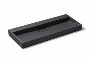 Умывальник (раковина) VBI ESTE 120 BLACK накладной подвесной №3