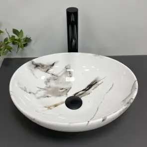 Умивальник (раковина) VBI PARMA CARRARA GLOSSY накладний PARMA CARRARA GLOSSY №2