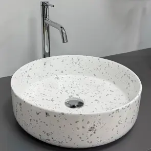 Умивальник (раковина) VBI BARI S GREY MOSAIC накладний №4