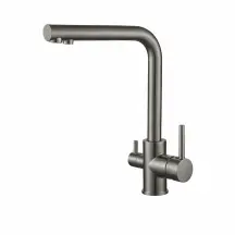 Смеситель для кухни VBI GEMINI GRAPHITE на две воды