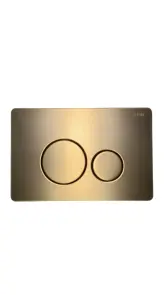 Кнопка смыва для инсталляции VBI ELBA YS BRUSHED GOLD №2